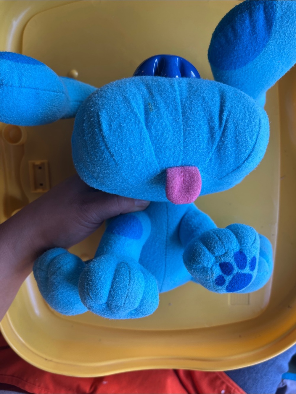 1997 Vintage Blue Clues Plush Puppy Stuffed Toy